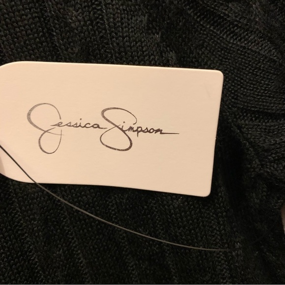 NEW Jessica Simpson Knit Long Sleeve Sweater Dress Size Medium - Picture 7 of 9